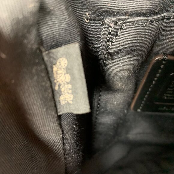 COACH Pebble Leather Andi Mini Backpack Crossbody F49122 Colorblock FLAWS - Picture 12 of 13